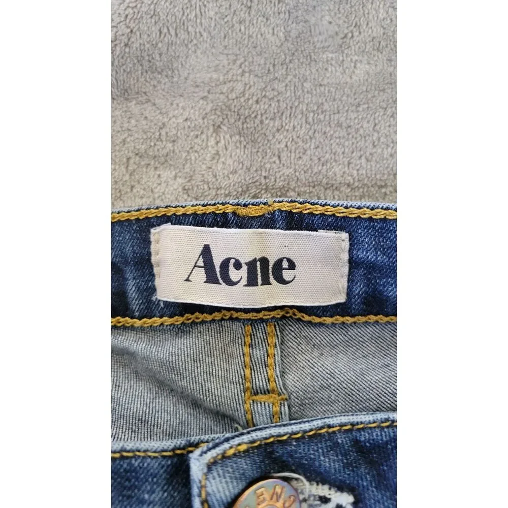 Acne Jeans Dark Wash Kex Fresh Skinny Denim Jeans